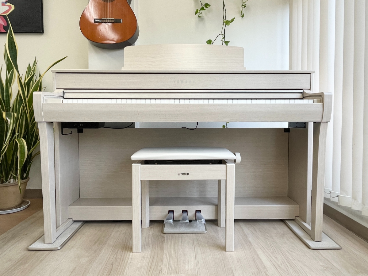 中古電子ピアノ専門店 | ヤマハ CLP-745WA ホワイトアッシュ調 中古