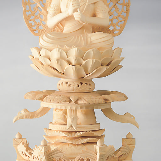 仏像 本尊 大日如来 六角ケマン台座 飛天光背【メーカー取寄品