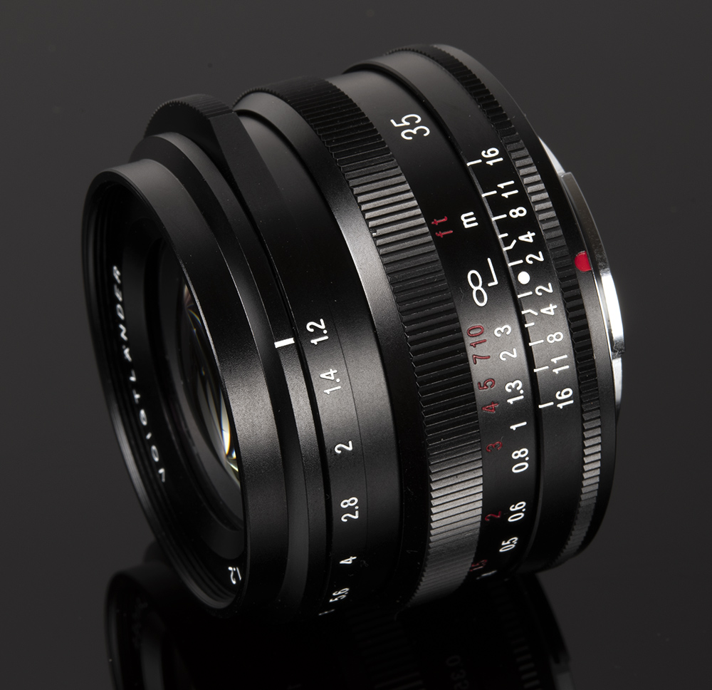 Voigtlander Fuji FX 35mm F1.2 Nokton fast compact manual focus lens