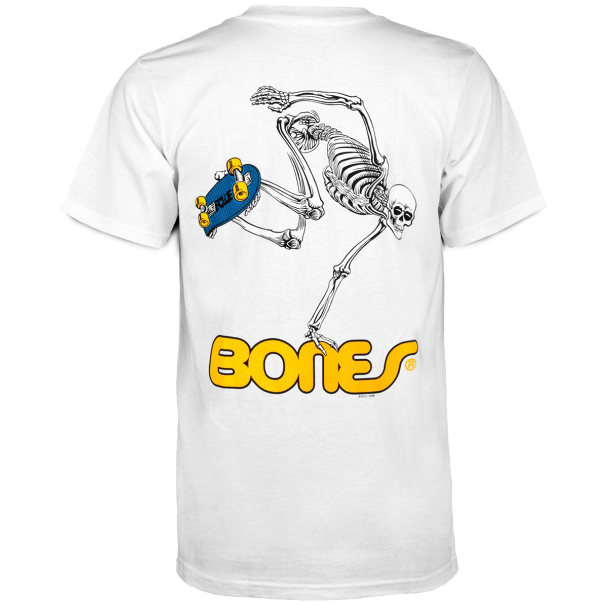Powell-Peralta Skateboard Skeleton T-Shirt - White – CCS