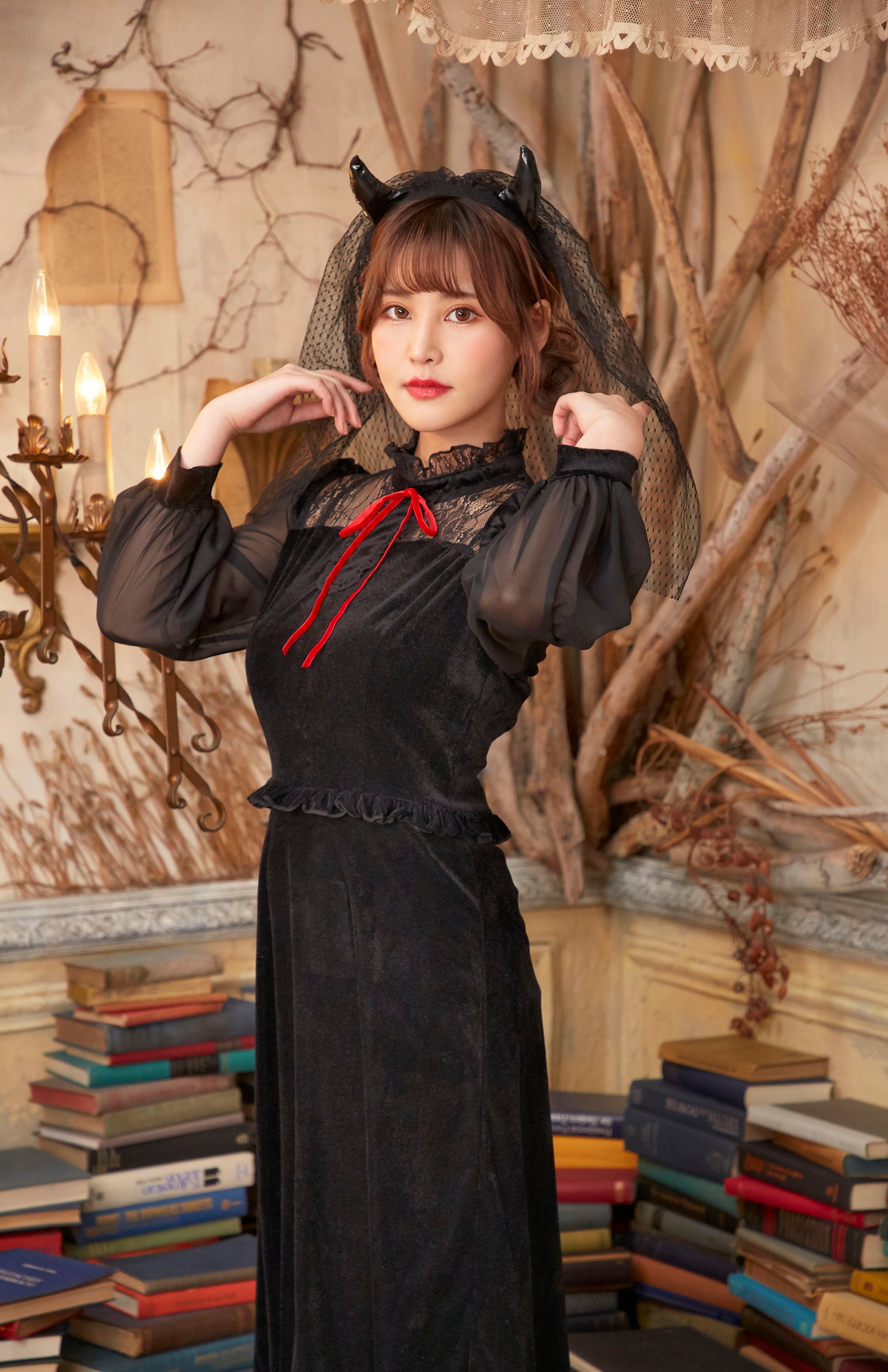 ビンテージデビル 悪魔ハロウィンミッドセンチュリー レトロモンスター