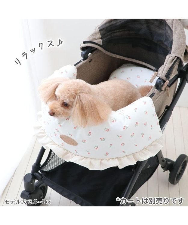 ペットパラダイス カート用クッション 《チューリップ柄》 / PET