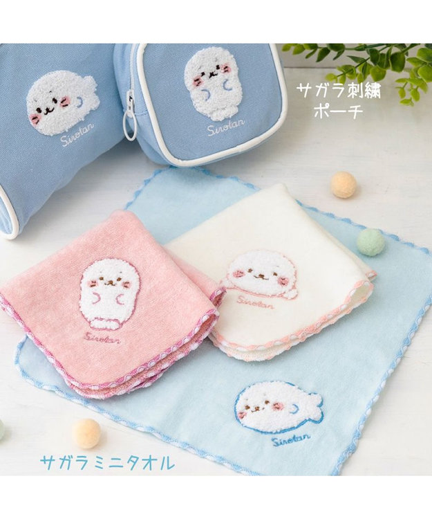 しろたん サガラミニタオル 《白》 単品 25cm×25cm / Mother garden