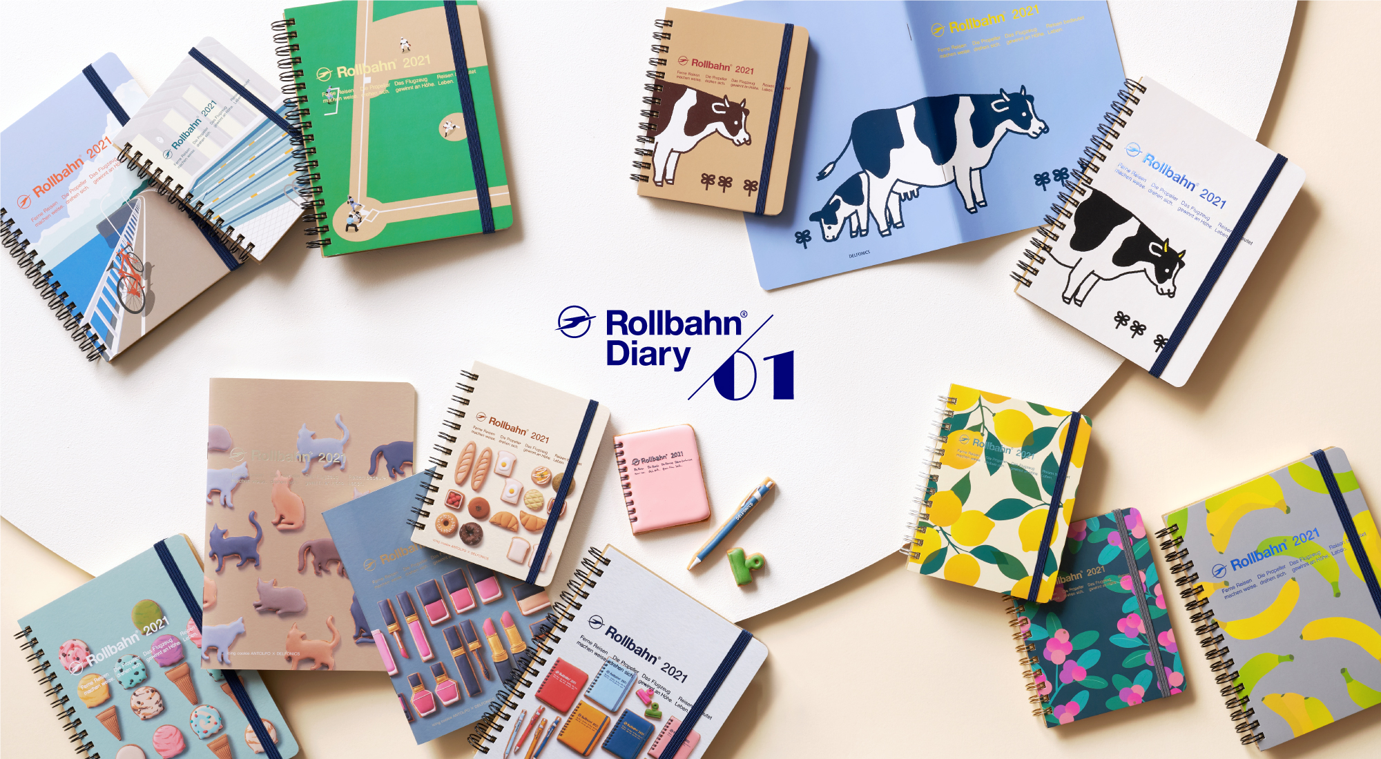 手帳 ｜Rollbahn Diary 2021 - DELFONICS WEB SHOP - デルフォニックス