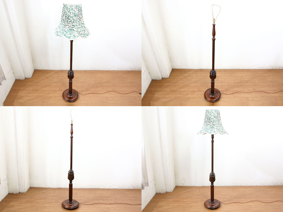 マホガニースタンドランプ｜アンティーク家具・照明の専門店｜デニム