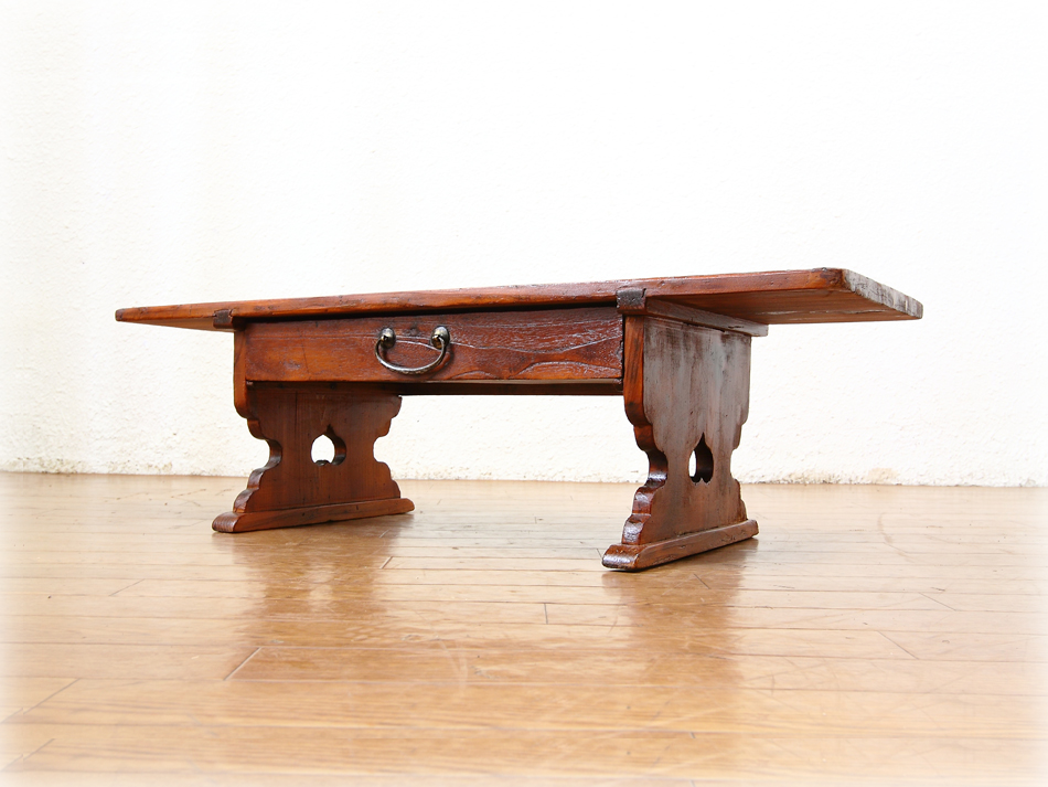 古道具】机／テーブル／レトロ／アンティーク／ヴィンテージ 古机 古