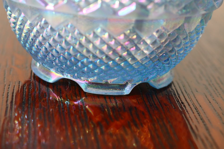 HKさま専用＞フェントン ブルーイリデセントグラス・プラムクレスト