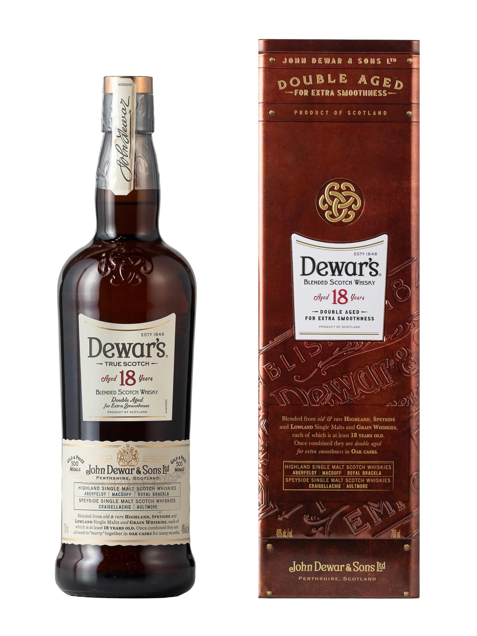 Shop Dewar's 18 YO Blended Scotch | Dewar's Aberfeldy – Dewar's