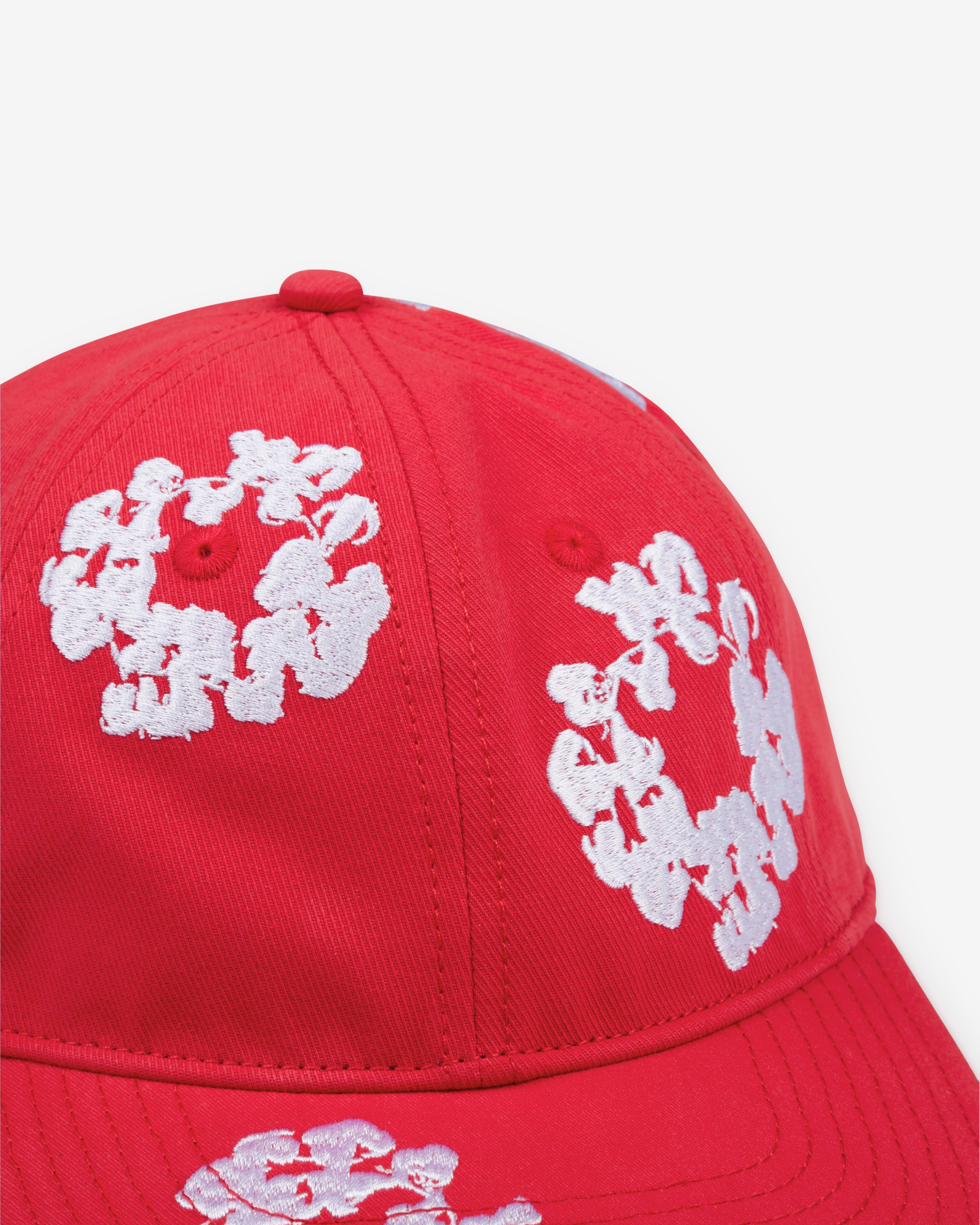 Denim Tears: The Cotton Wreath Cap (Red) | DSML E-SHOP