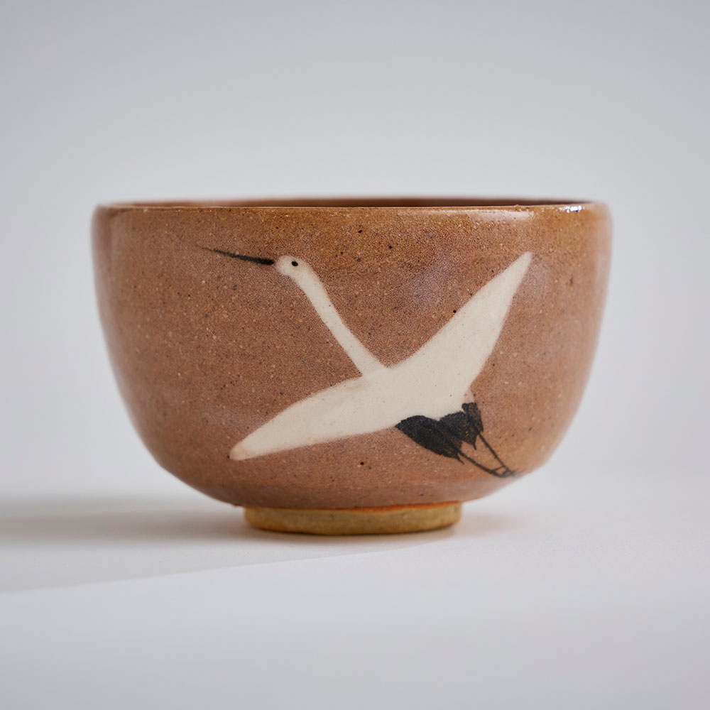 美濃焼 鶴の茶碗: インテリア・ライフスタイル | スイーツ・グルメ