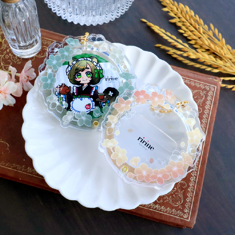 缶バッジアクリルフレーム 58mm 桜 桜色| FUKUYA ONLINE フクヤオンライン