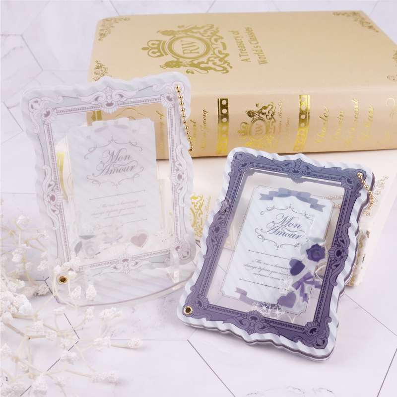 クラシックアクリルフレーム カードサイズ ピンク| FUKUYA ONLINE