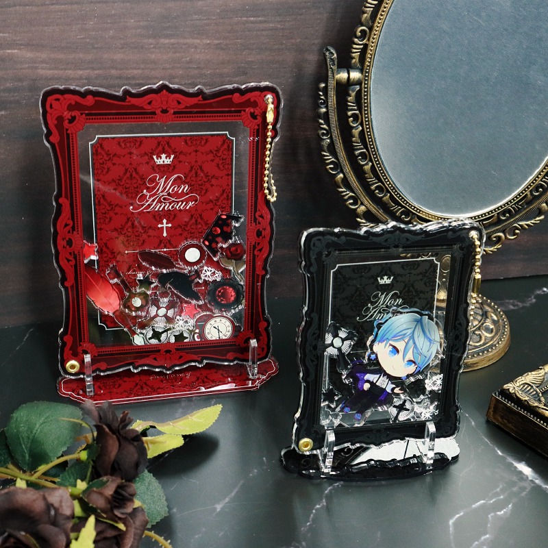 ゴシックアクリルフレーム カードサイズ パープル| FUKUYA ONLINE