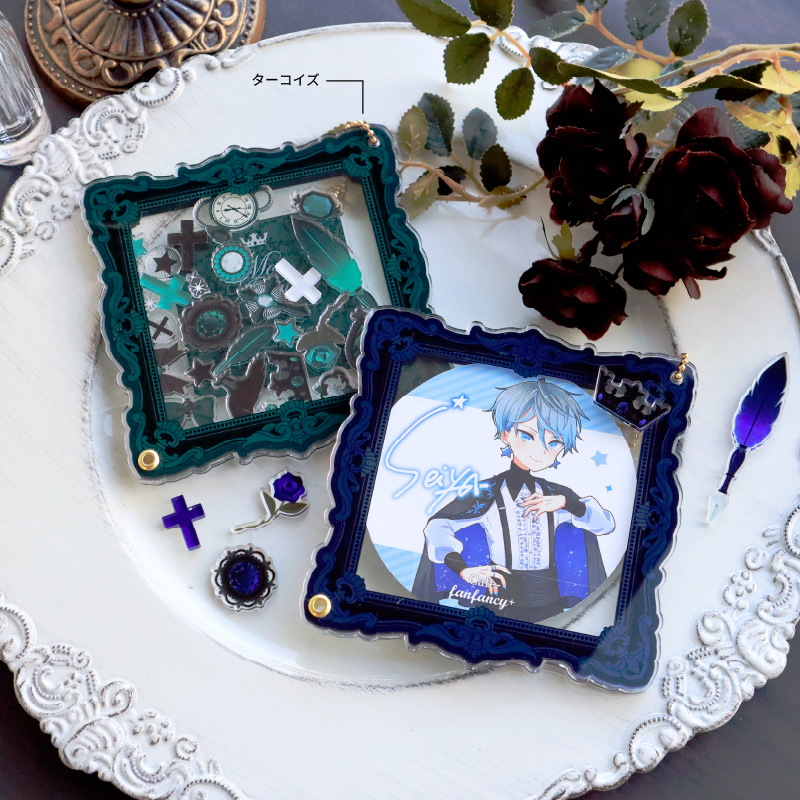 ゴシックアクリルフレーム コースターサイズ パープル| FUKUYA ONLINE