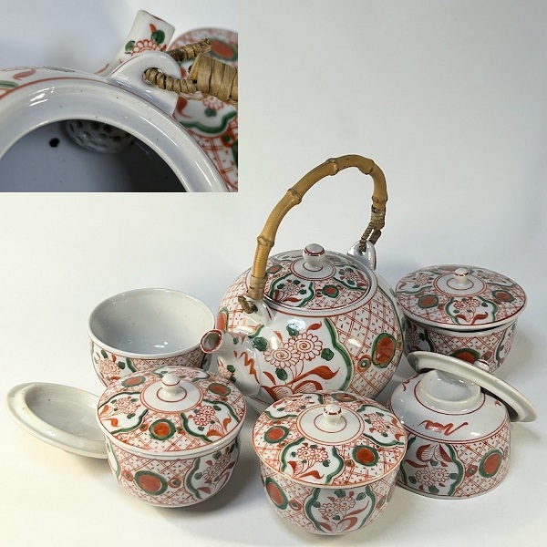 骨董品アンティーク急須お茶セット