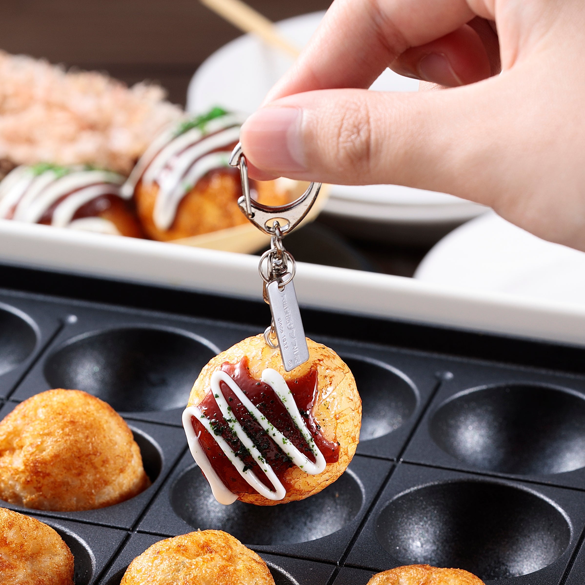 元祖食品サンプル屋「たこ焼きのキーリング 」