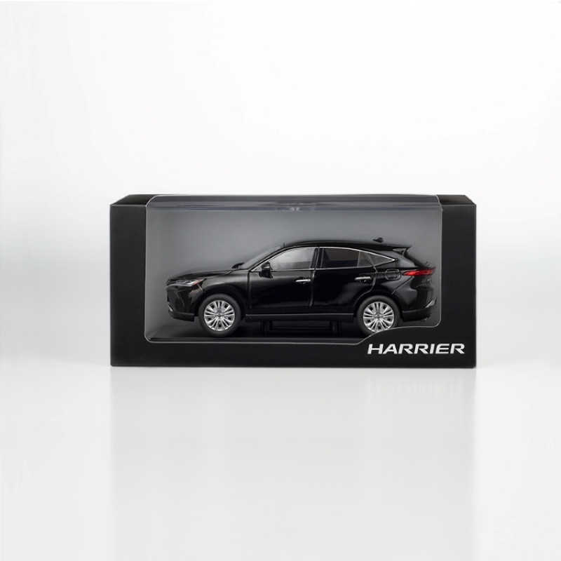 HARIER 黒色モデルカー 未開封 Toyota Harrier Black Miniature Car