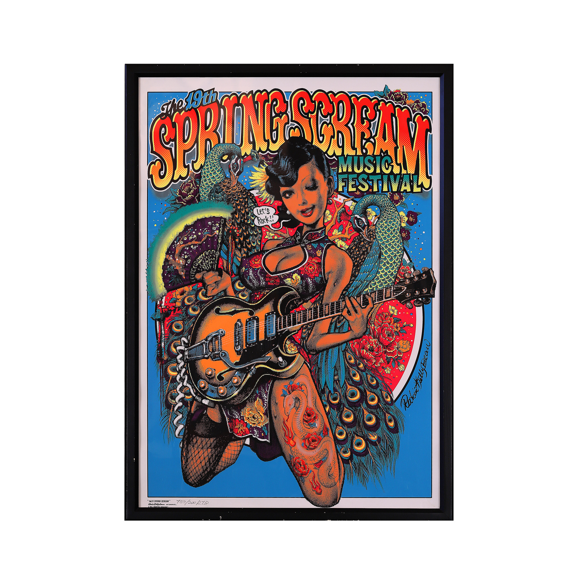 ロッキンジェリービーンPsychedelic Baby Giclee Print ロッキン