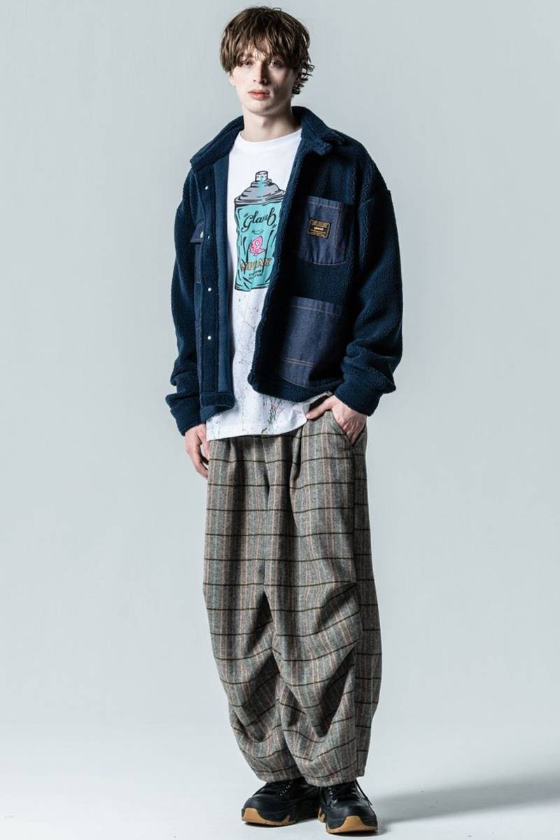 glamb(グラム) Glen Check Wide Pants / グレンチェックワイドパンツ