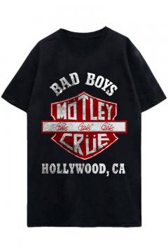 MOTLEY CRUE UNISEX T-SHIRT: FEELGOOD HOLLYWOOD REVISION / ロック