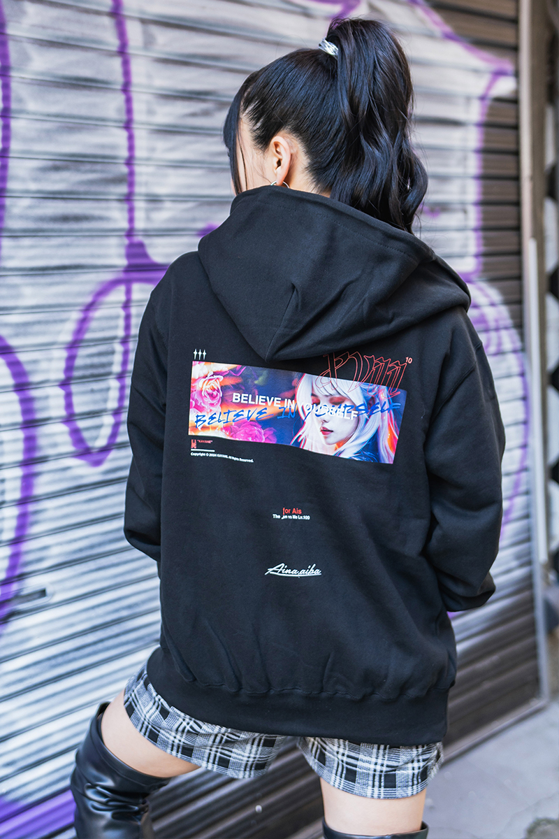 Eve 花嵐】ジップアップジャケット ネイビー Lサイズ Eve 花嵐 グッズ