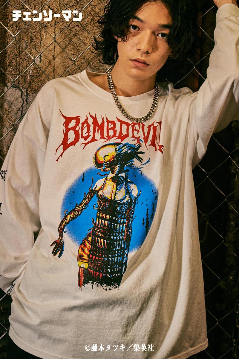 予約商品】glamb (グラム)×チェンソーマン Bomb Devil Long Sleeve T