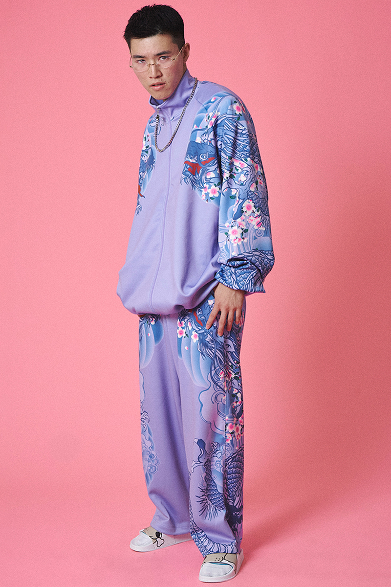 GALFY (ガルフィー) 四代目卍 SET UP 江戸紫 / ロックファッション