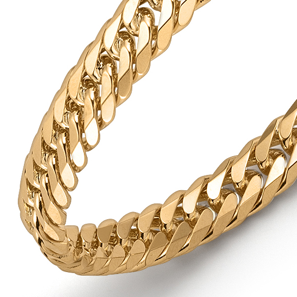 K18イエローゴールド キヘイバングル（6面カットダブル) | 高品質 金