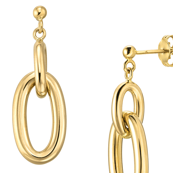 イタリア製〕K18イエローゴールド ピアス | 高品質 金・プラチナ