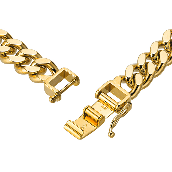 K18イエローゴールド キヘイブレスレット （2面カット） 40g/20cm | 高