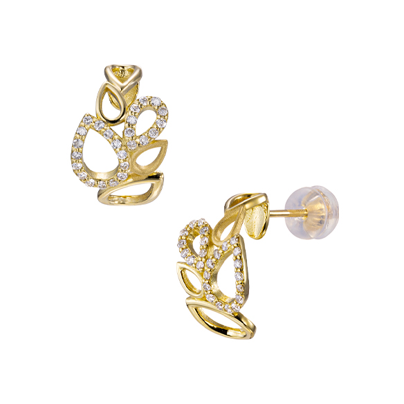 K18イエローゴールド ダイヤモンド ピアス | 高品質 金・プラチナ