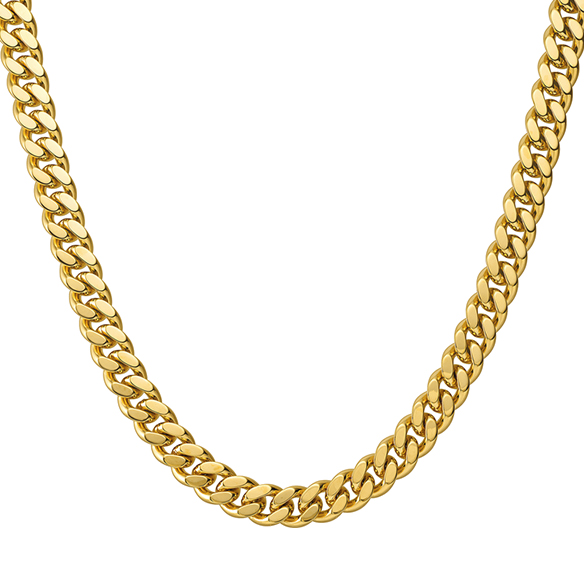 K18イエローゴールド キヘイネックレス （2面カット） 300g/60cm | 高