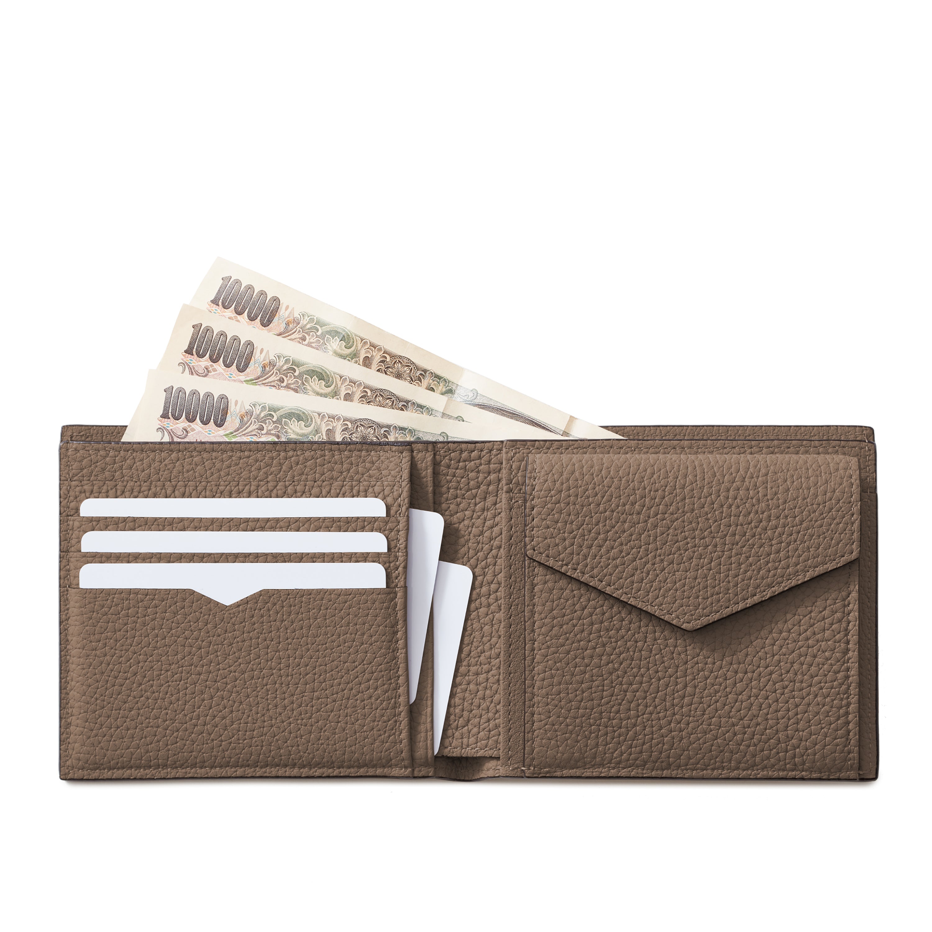 ボナベンチュラ】バイフォールド ウォレット オール シュリンクレザー