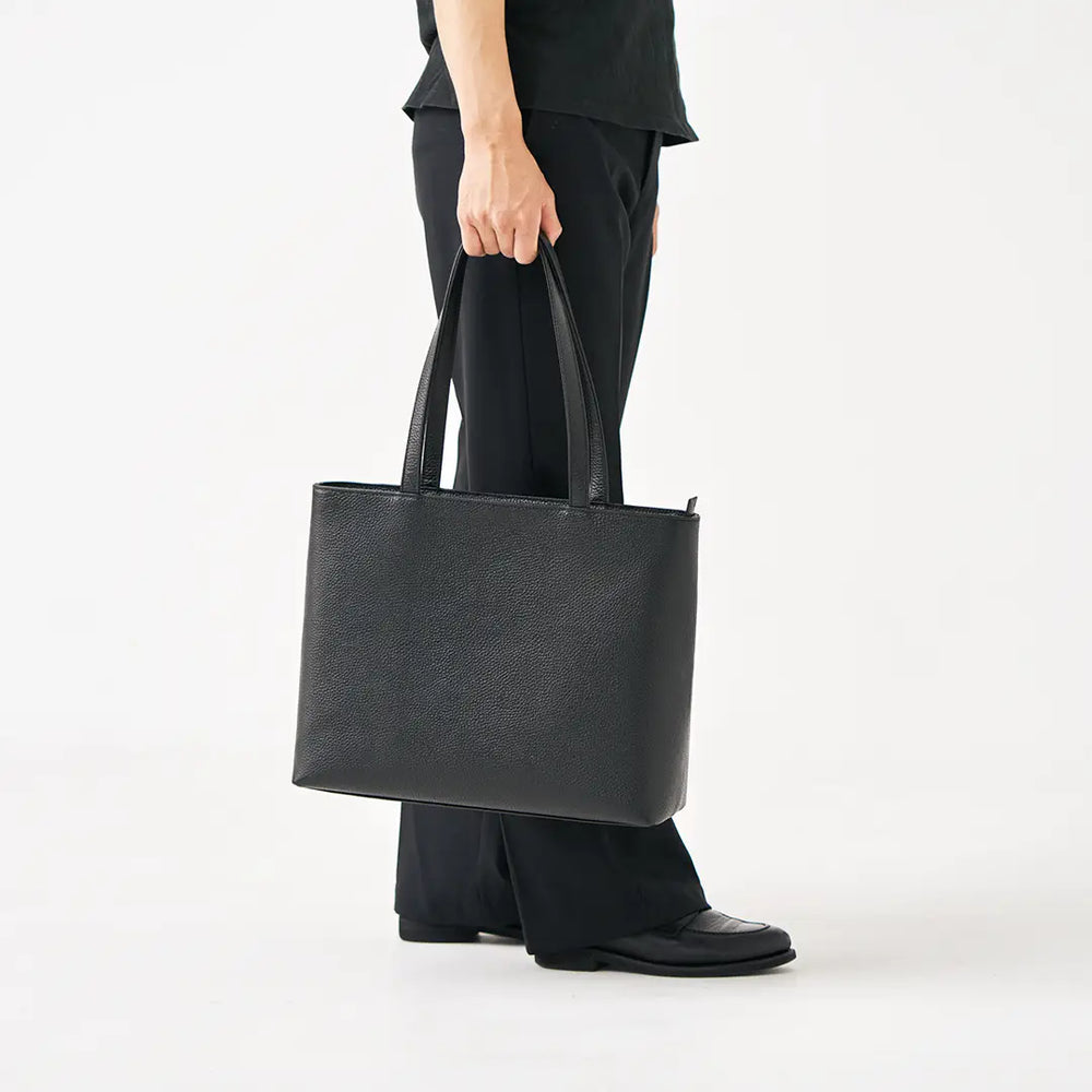 レザートート ブラック – HushTug