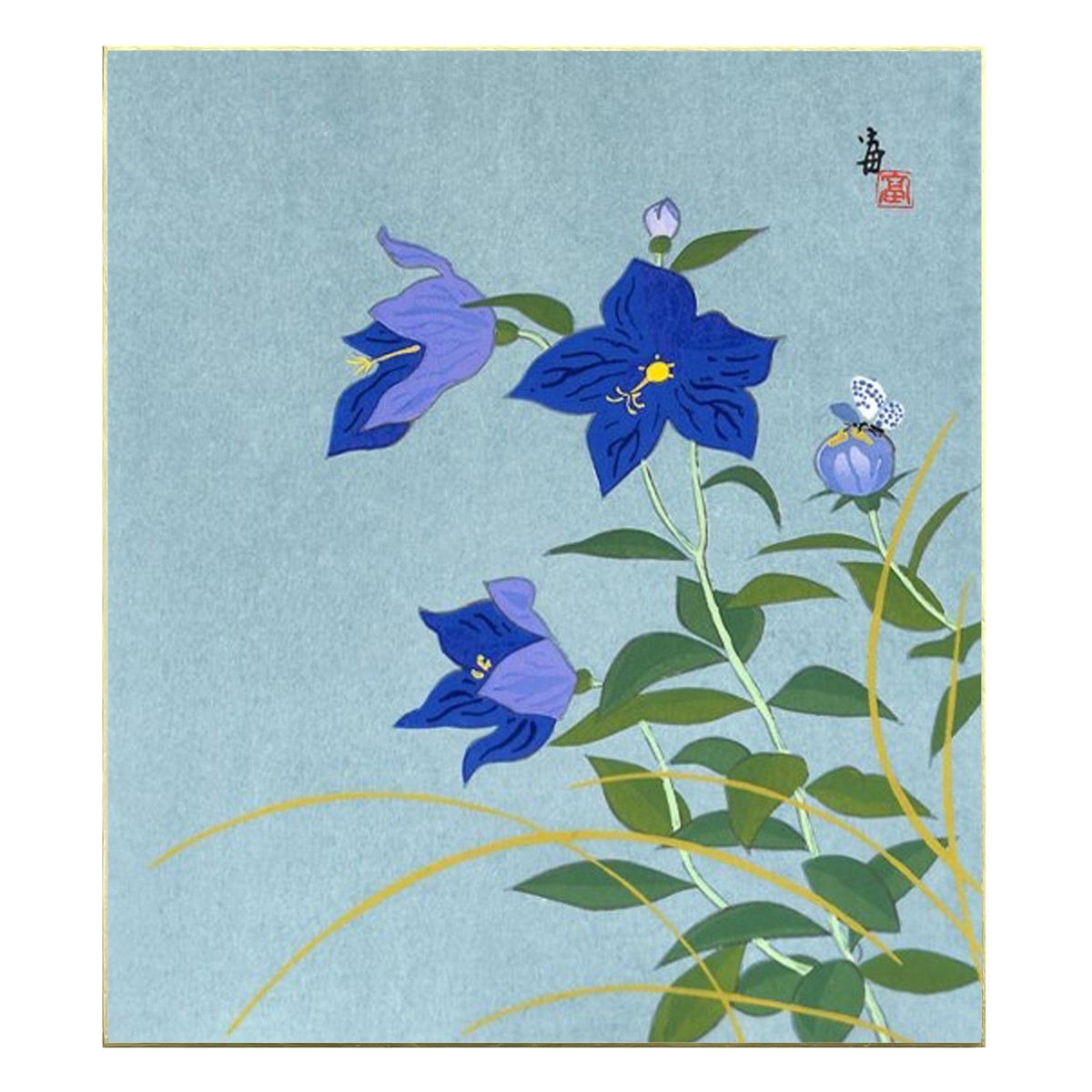 臨書 色紙 住めば都 表装済み 色紙｜【公式オンラインショップ】京都