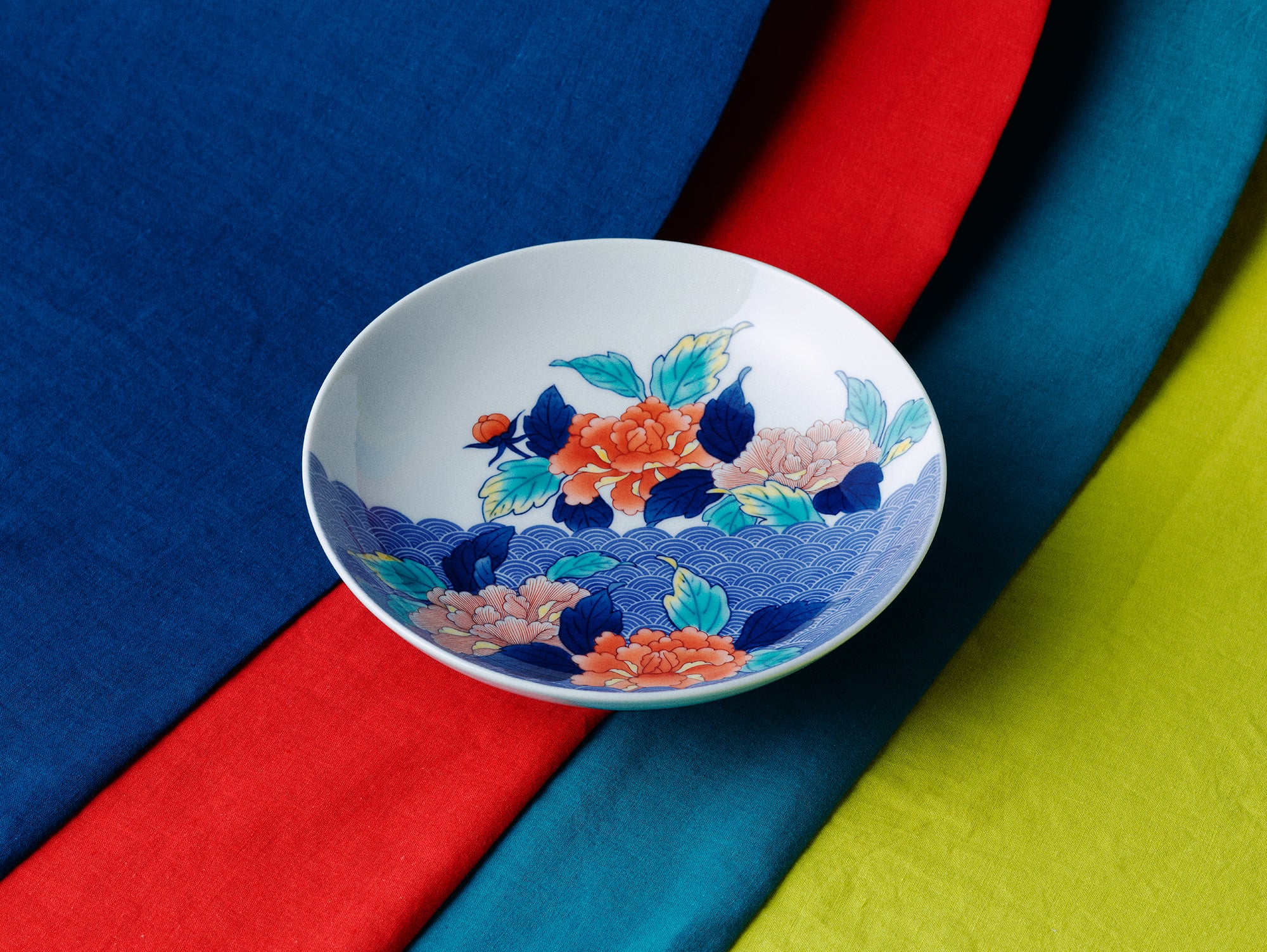 鍋島焼 古鍋島 色鍋島 唐子茶碗 識書付箱 M R6972 鍋島 | 畑