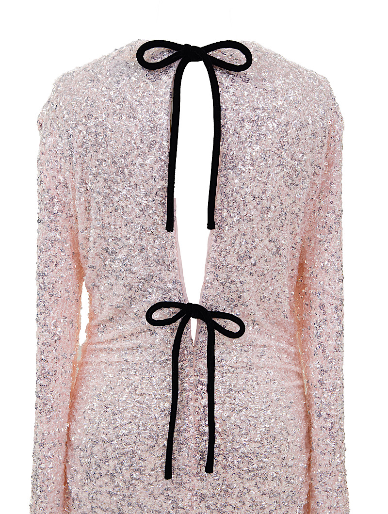 GANNI］スパンコールロングドレス-ピンクをレンタルする | 結婚式