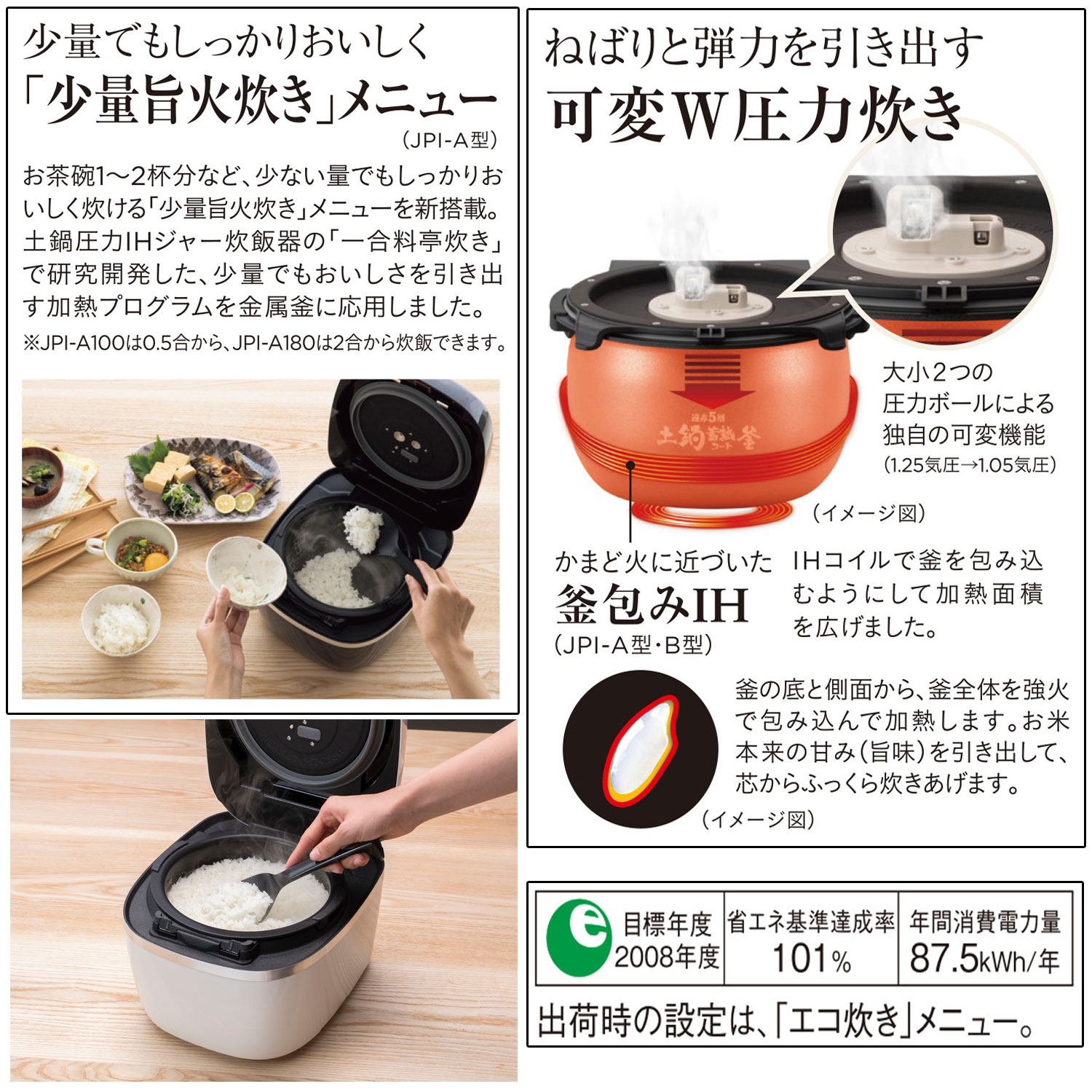 dショッピング |タイガー魔法瓶 圧力IHジャー炊飯器 炊きたて ご泡火