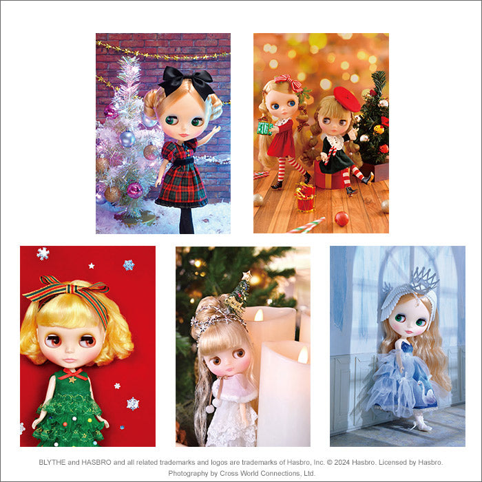 アンティークポストカード お人形と猫さんとティータイムの可愛い少女