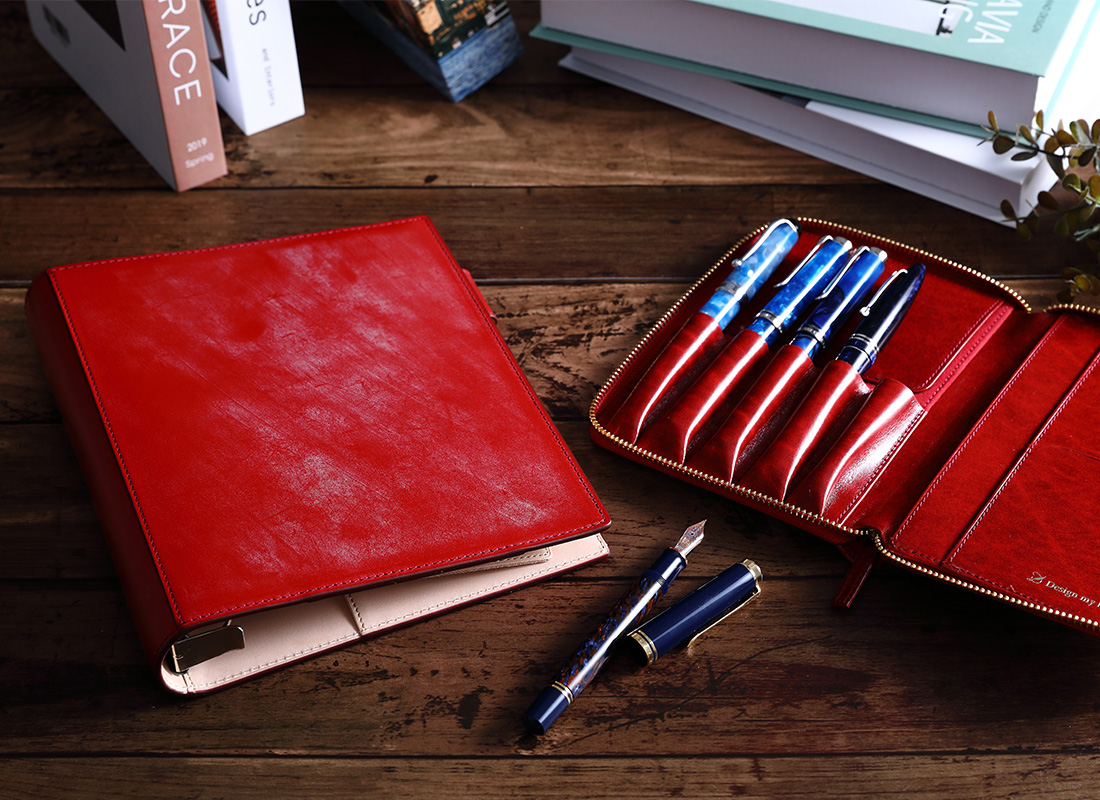 新品】 ルーズリーフ a4 本革 【公式通販】