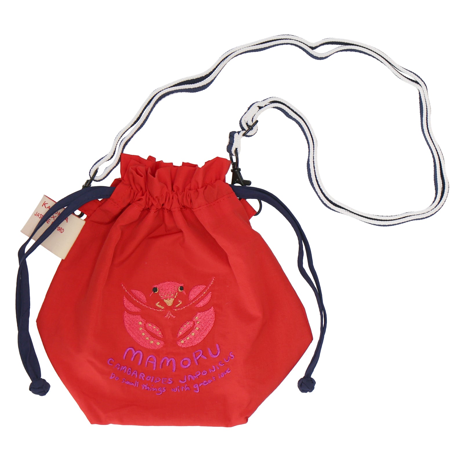 巾着ポーチ #110h レッド ニホンザリガニ – INTERMODE KAWABE