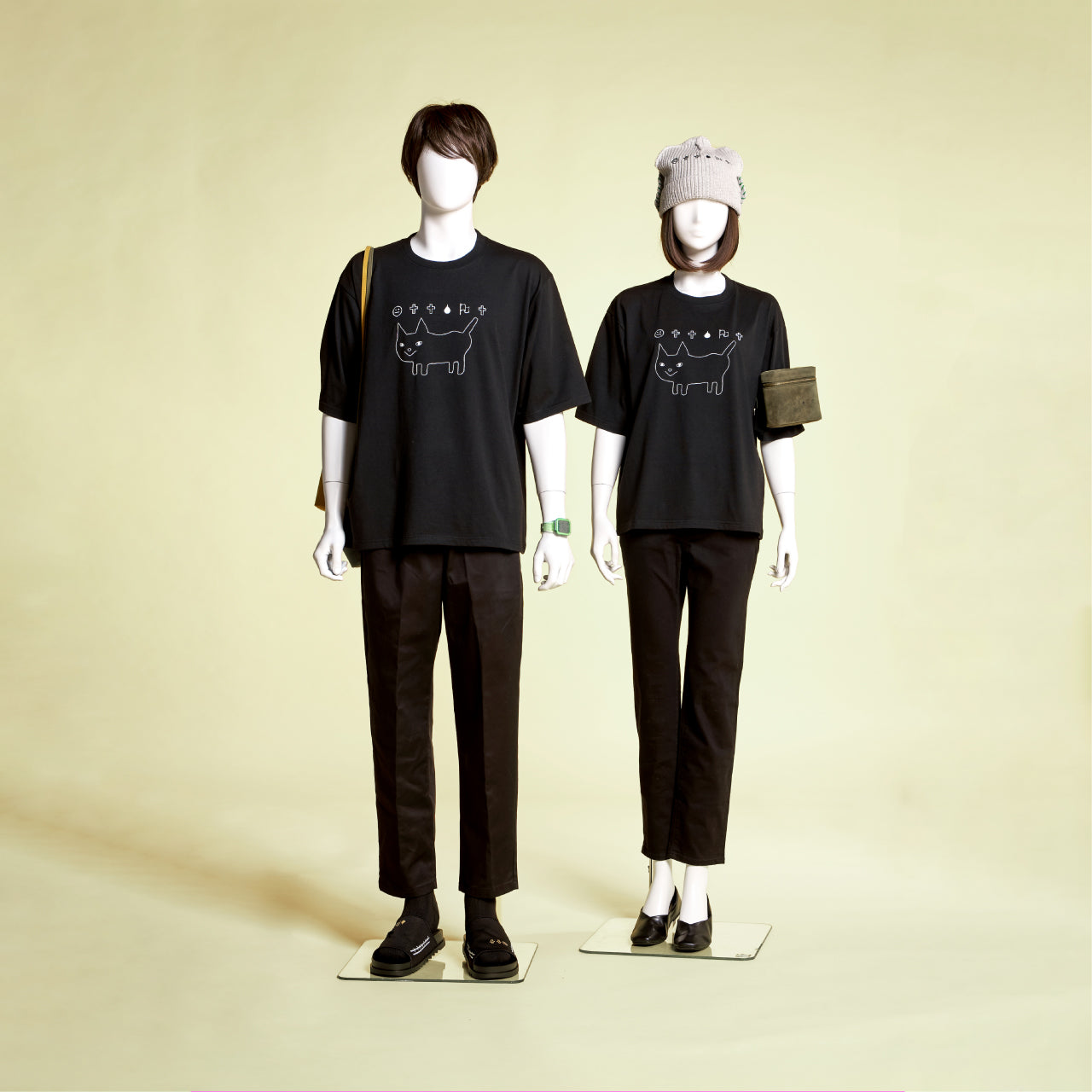空想ねこちゃんT 黒 – KENSHI YONEZU ONLINE STORE