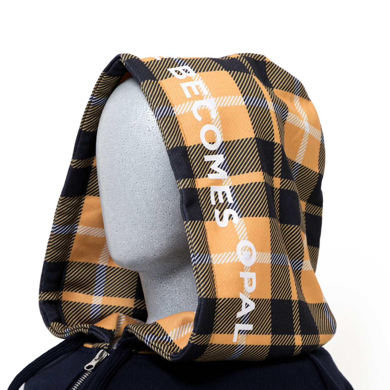 米津玄師 せきついくんパーカー チェック スウェット ジップパーカー