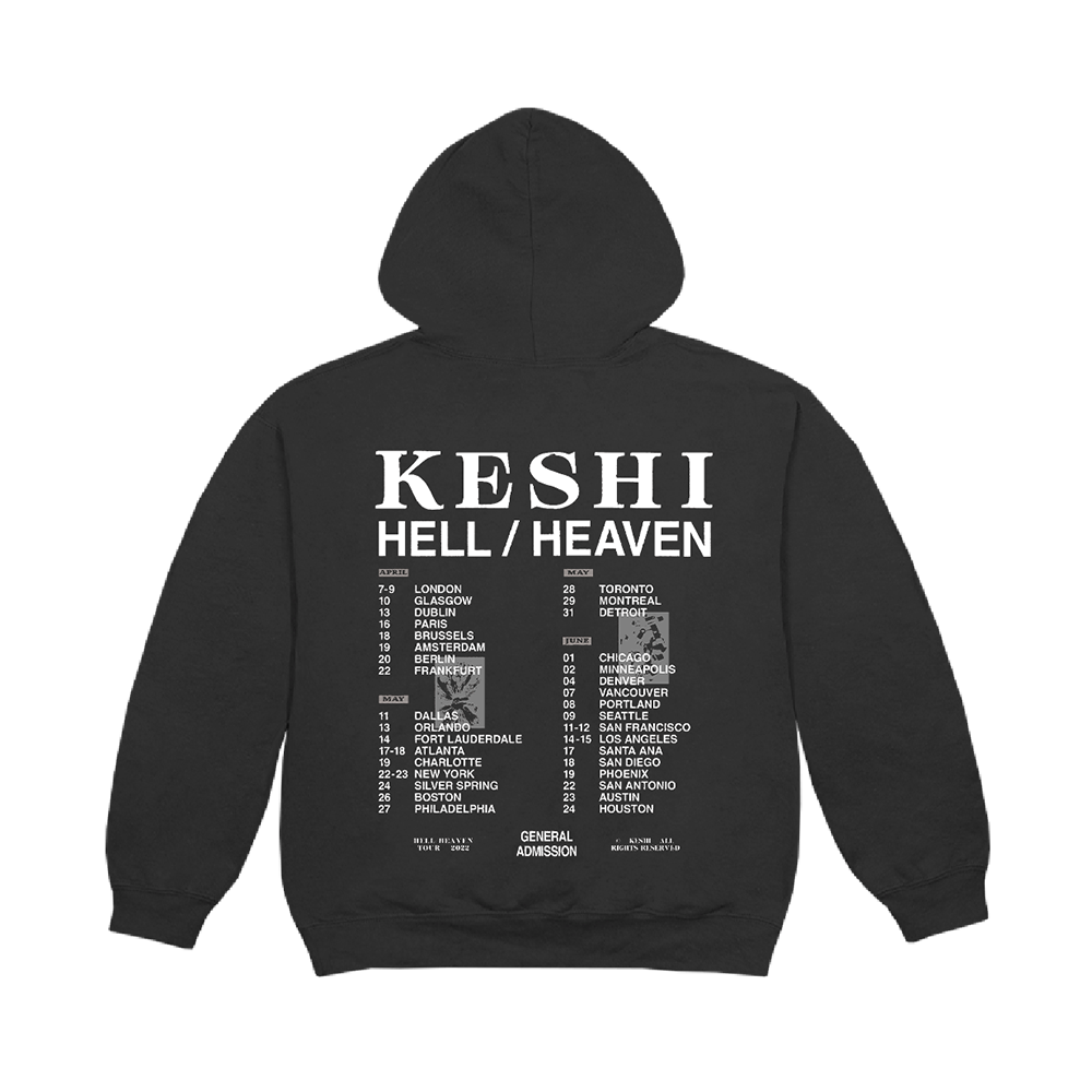 Keshi Requiem HoodieフードジップパーカーS Keshi Zip-Up Hoodie