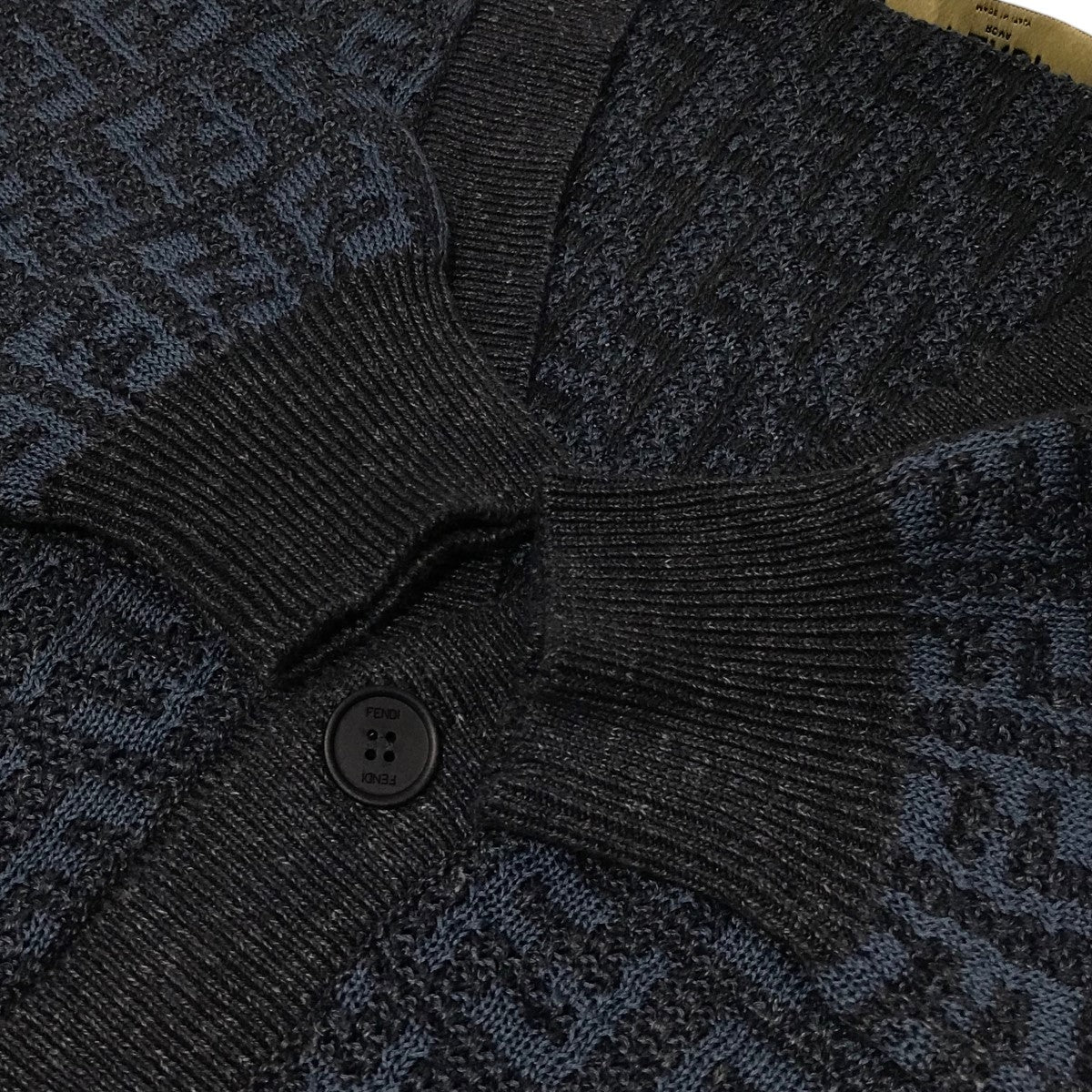 FENDI(フェンディ) FFロゴ ズッカ柄 カーディガンFZC433 FZC433