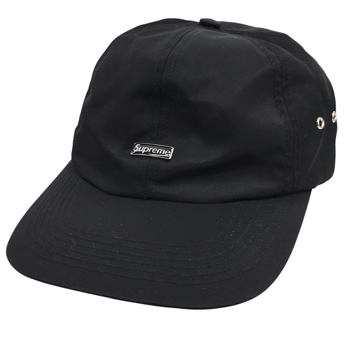 Supreme ブラックキャップ ロゴプレート付き 【公式通販】