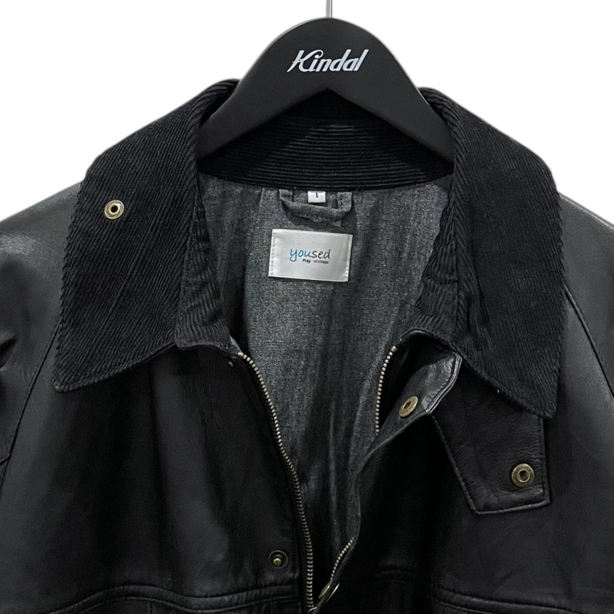 yoused(ユーズド) リメイクレザージャケット LEATHER DRIVER'S JACKET