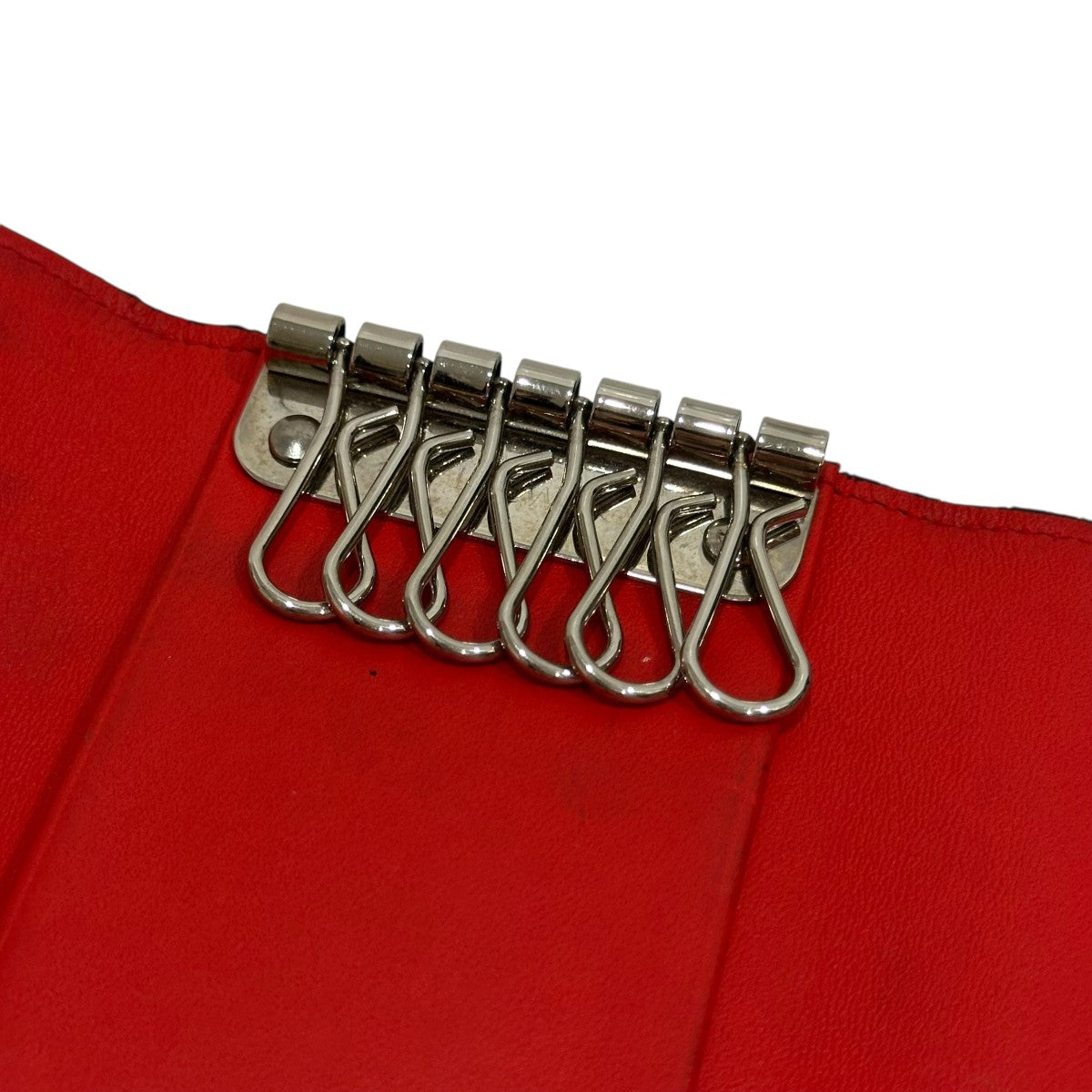 LOEWE(ロエベ) リピートアナグラムキーケース レッド｜【公式