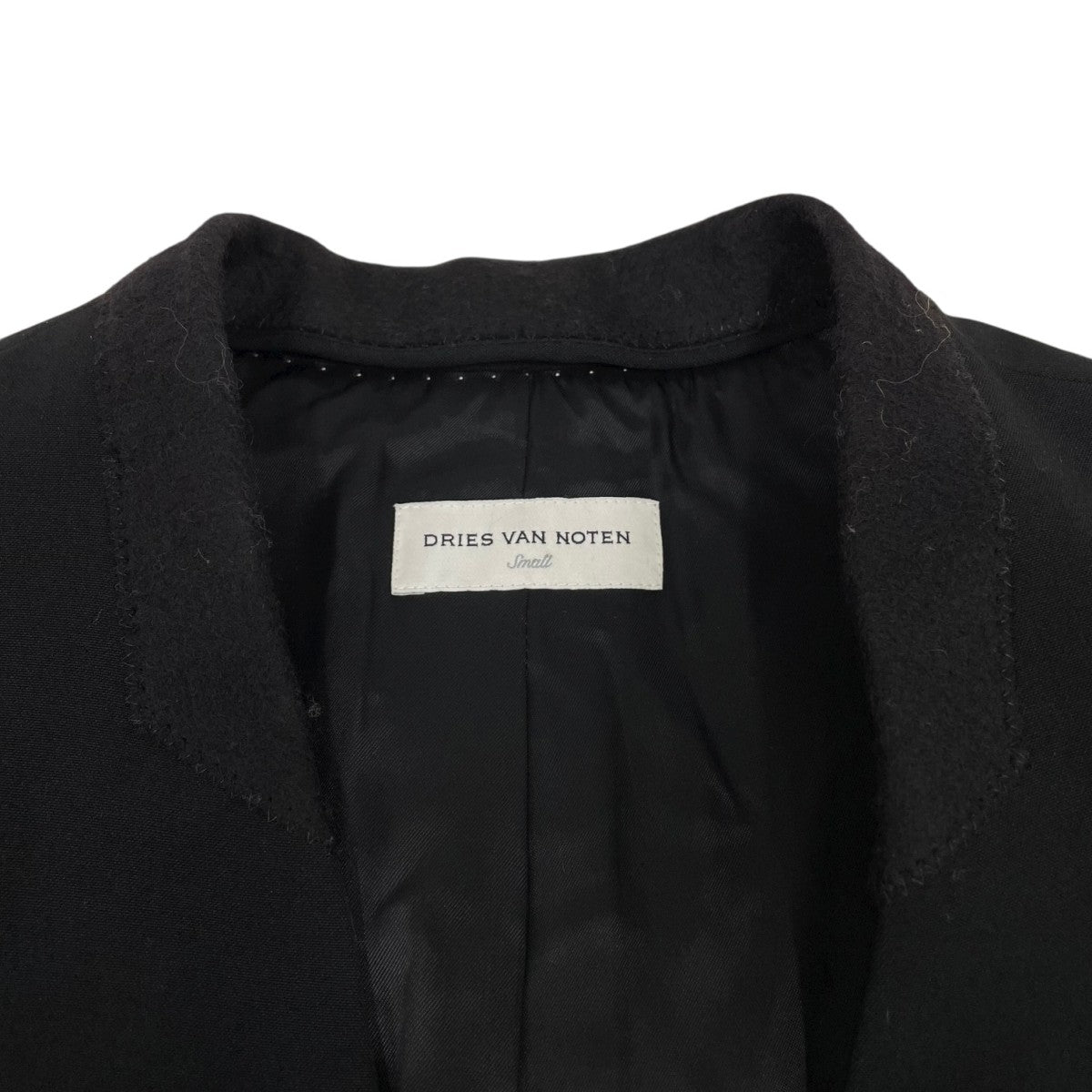 DRIES VAN NOTEN(ドリスヴァンノッテン) ロングコート ブラック サイズ