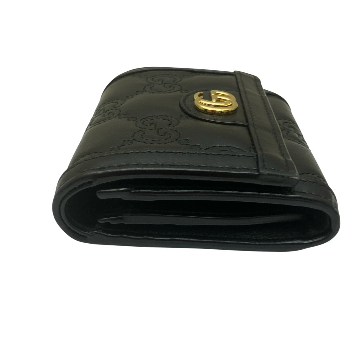 GUCCI(グッチ) GGマトラッセ3つ折り財布723799 723799 ブラック